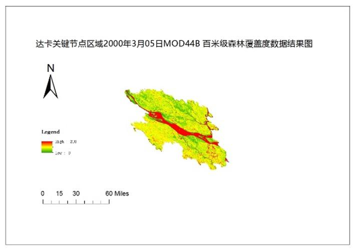 泛第三极关键节点MODIS百米级森林覆盖度数据（2000-2016）