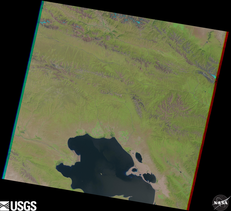 青海省盐湖分布区Landsat卫星影像原始数据集（2002）