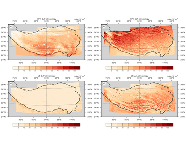 青藏高原高分辨率低层大气和地气交换长期数据集（1981-2020）