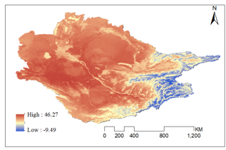 A dataset of land surface temperature in the Aral Sea Basin (2015-2018)