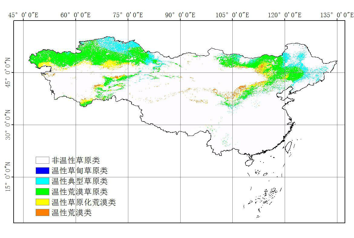 Classification map of grassland in Eurasia (2009)