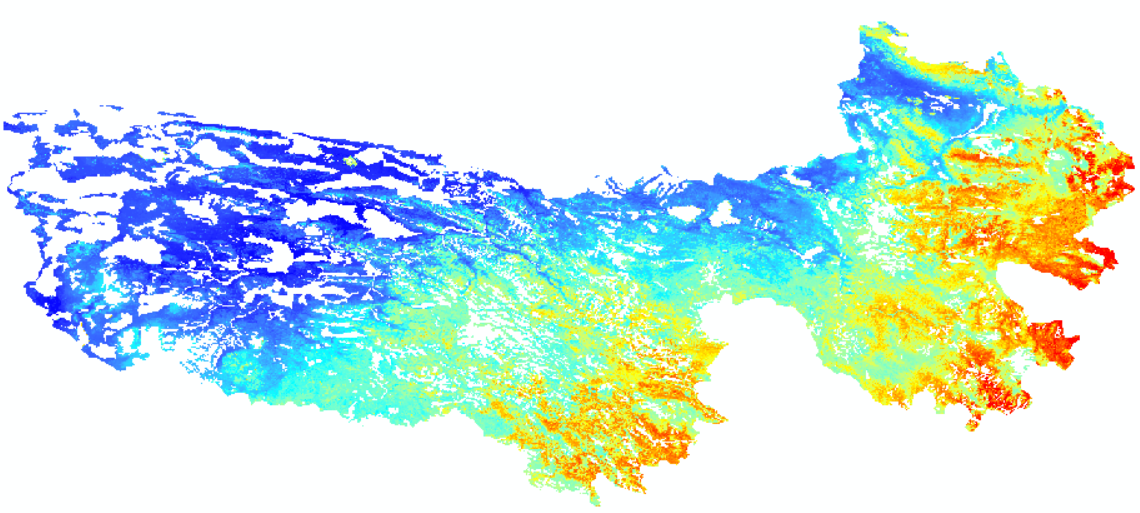 Aboveground biomass data of the Three Rivers Source (2000-2020)