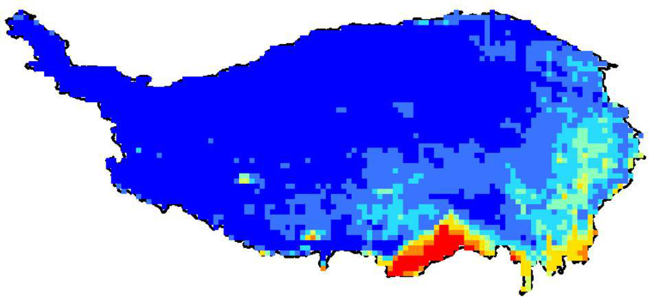 A new gridded dataset of rainfall erosivity (1950-2020) in the Tibetan Plateau