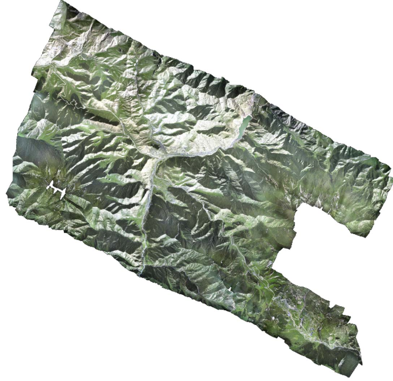 WATER: Dataset of airborne LiDAR mission in the Dayekou watershed flight zone on Jun. 23, 2008