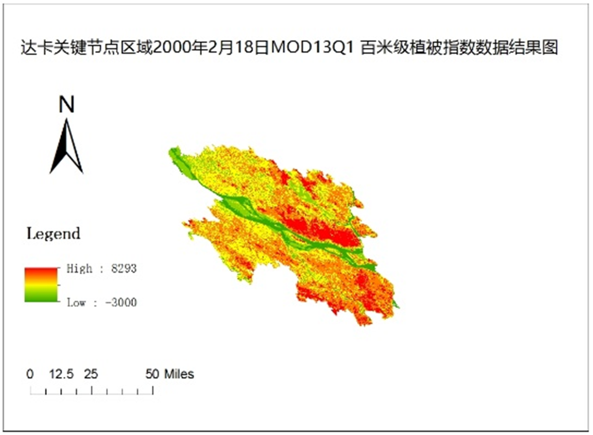 MODIS百米级植被指数（2000-2016）