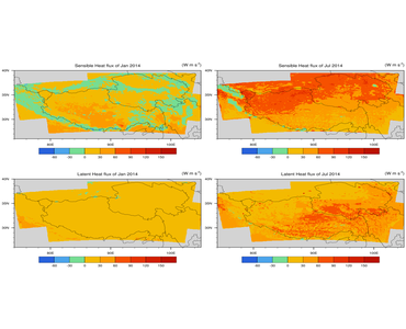 青藏高原标准大气数据集 （1981-2020 年平均）