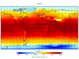不同气候情景下多模式集合模拟的全球年平均气温空间分布（2006-2100）