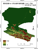 HiWATER: 1km/5day compositing Leaf Area Index (LAI) product of the Heihe River Basin (2010-2014)