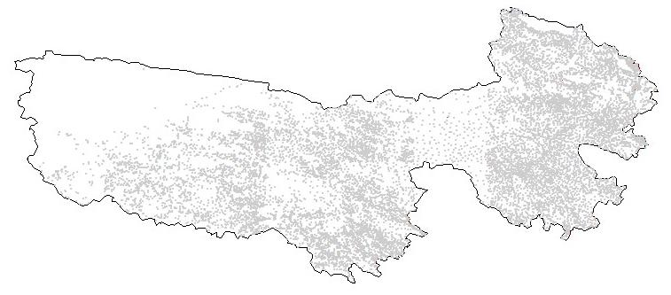 三江源1:25万居民点数据集（2015）