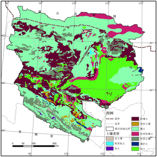 The HWSD soil texture dataset of the Heihe River Basin (2009)