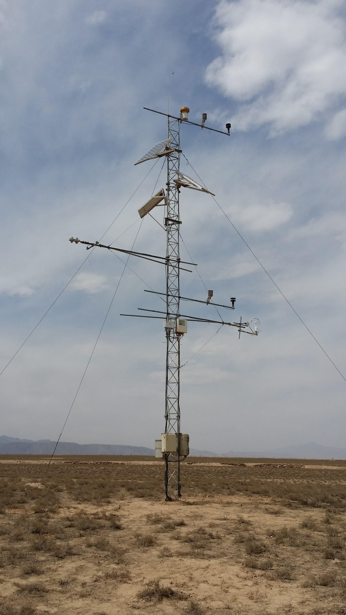 Qilian Mountains integrated observatory network: Dataset of the Heihe River Basin integrated observatory network (automatic weather station of Huazhaizi desert steppe station, 2018)