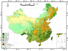 Land cover map of China in 2000
