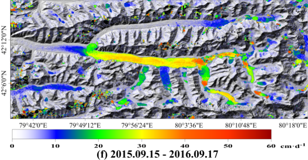 青藏高原南北极典型冰川流速数据集（2000-2017）V1.0