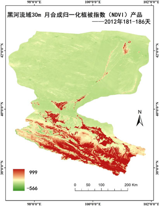 HiWATER: 30m month compositing vegetation index (NDVI/EVI) product of Heihe River Basin (2011-2014)