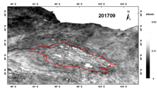 祁连山区域基于AVHRR反射率数据的0.01°×0.01°月度地表反照率数据（1982-2017年）