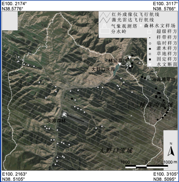 WATER: Dataset of forest structure parameter measurements for the fixed forest sampling plots in the Dayekou and Pailugou watershed foci experimental areas (2003-3007)