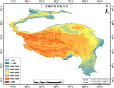 Topographic data of Qinghai Tibet Plateau (2021)