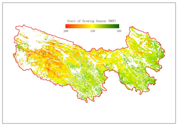 MODIS Sanjiangyuan Phenological Phase Dataset (2001-2020)