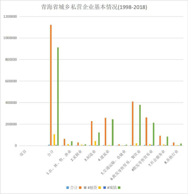 青海省城乡私营企业基本情况（1998-2018）