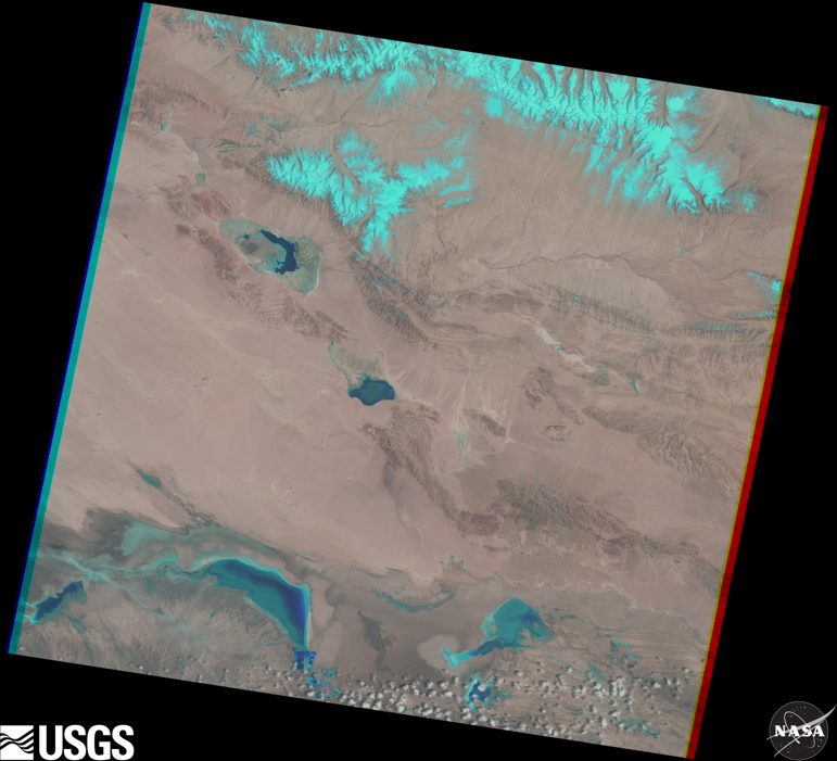 青海省盐湖分布区Landsat卫星影像原始数据集（1992）