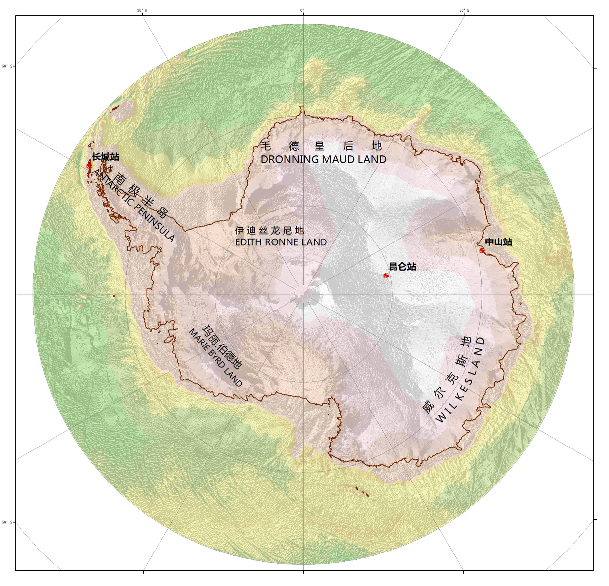 南极1:100万行政边界数据集（2014）