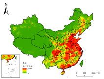 中国历史人口空间分布公里网格数据集（1990-2015逐年）