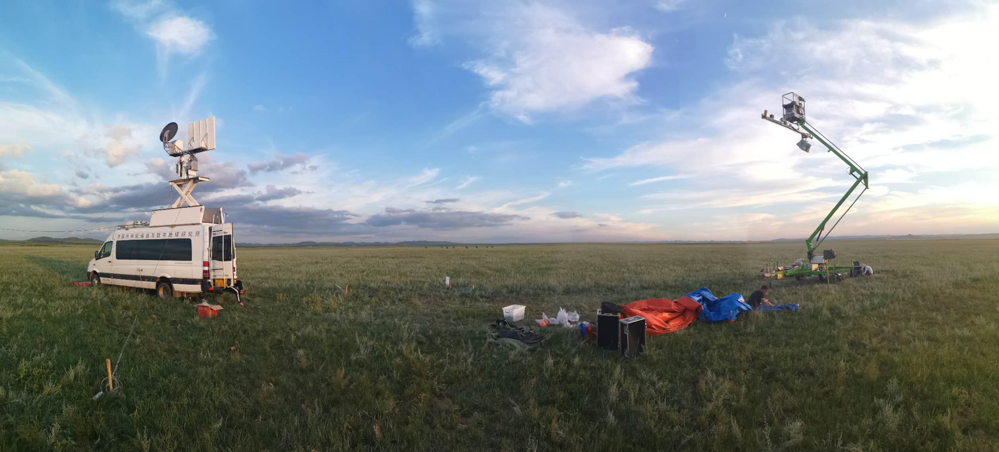Multi-frequency and multi-angular ground-based microwave radiometer and radar cooperative experimental data for grassland in 2018