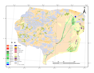 Data set of land use / land cover in the lower reaches of Heihe River Basin (2011)
