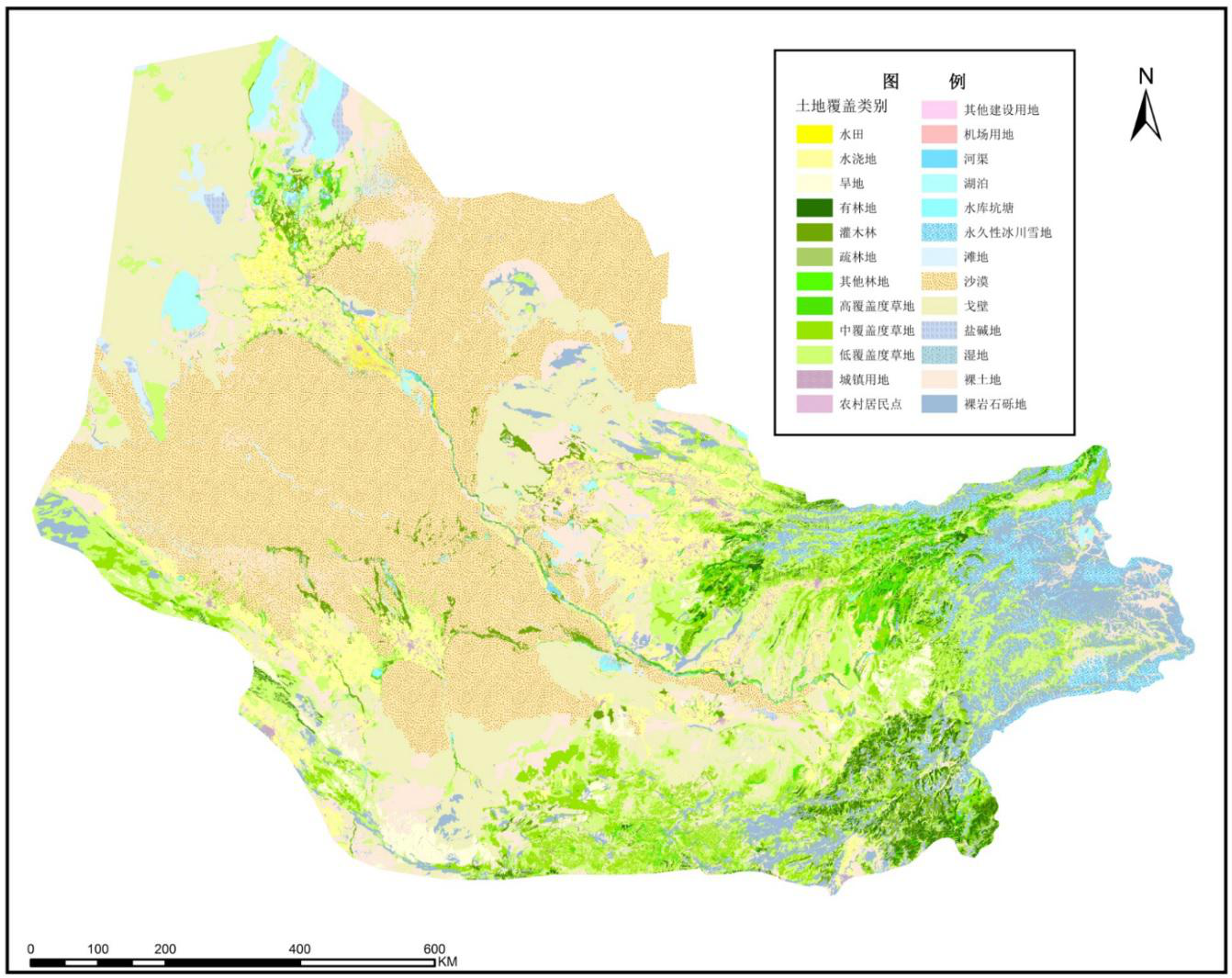 Dataset of key elements of desertification in typical watershed of Central and Western Asia （Amu River Basin）