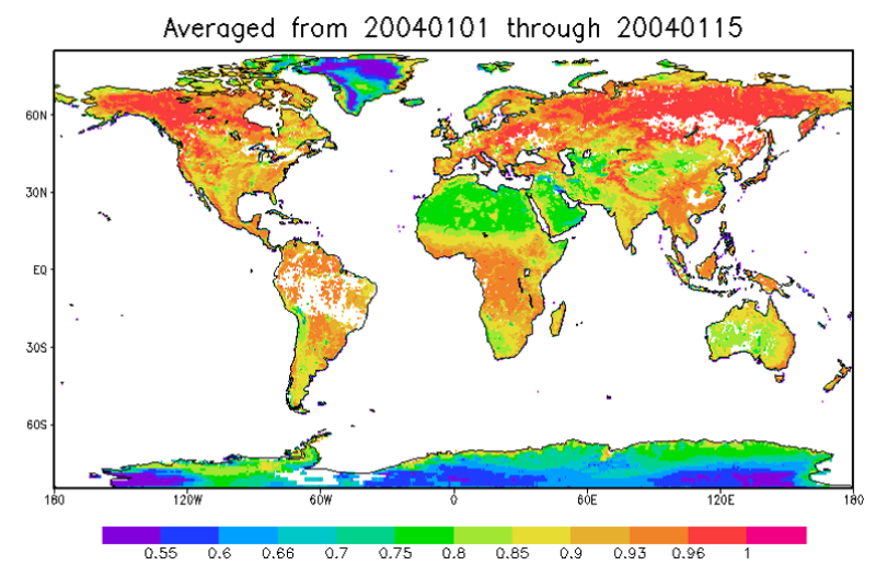 Global land surface microwave emissivity dataset from AMSR-E (2002-2012)