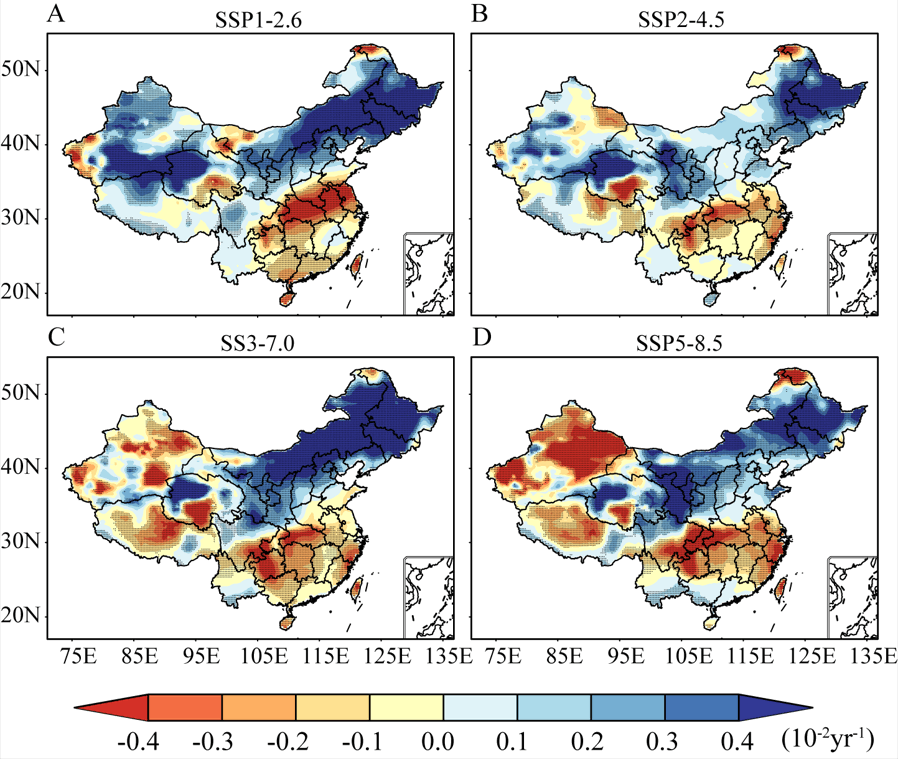 中国区域多模式融合表层土壤湿度数据（1850-2100）