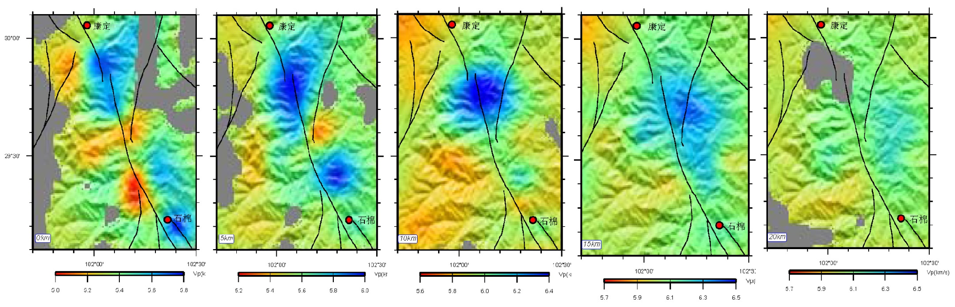 Three dimensional P-wave velocity model beneath the Xianshuihe region