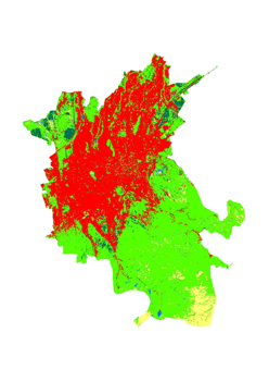 Land cover dataset of Pan-Third Pole major cities during 2000-2017