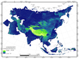 Dataset of relief degree of land surface in the Green Silk Road