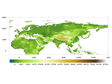 Pan-TPE elevation data based on USGS 30 arc-second global elevation data
