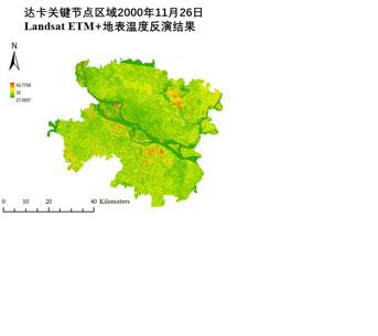 典型关键节点区域百米级地表温度数据（2000-2016）