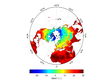 北半球年平均气温空间分布和时间变化趋势特征数据（1971-2000）