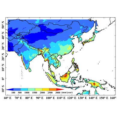 Asian precipitation dataset with high quality and spatiotemporal resolution (AIMERG, 0.1°, half-hourly, 2000-2015)