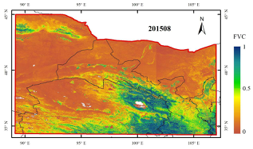 祁连山区域基于 Landsat 反射率数据的月度30m×30m 地表植被覆盖度数据（1986-2017）