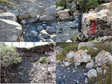 Spring discharge observations of Hulugou small watershed in Heihe Rivers basin (July 2012)