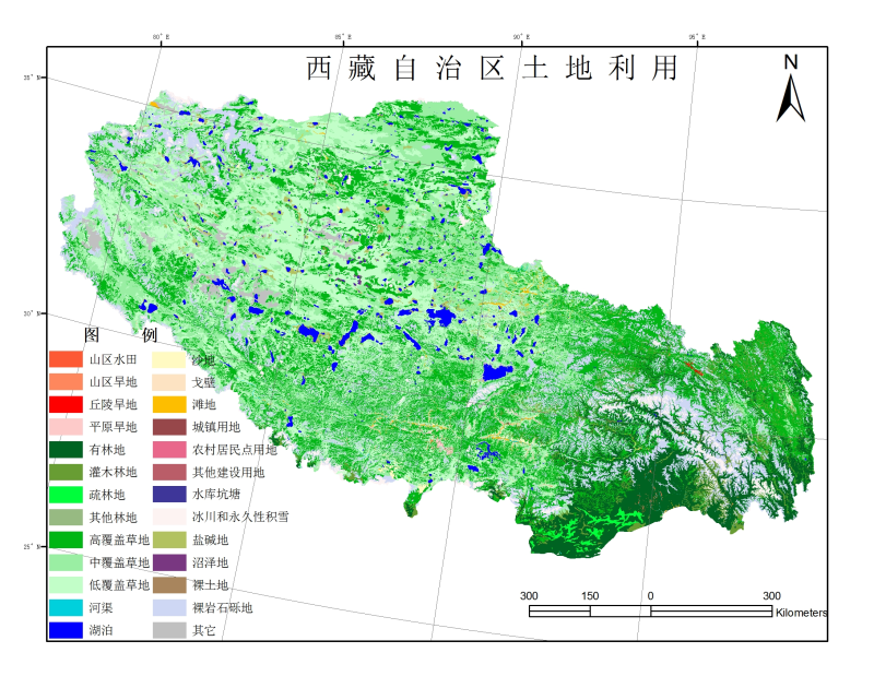 1:100,000 land use dataset of Tibet Autonomous Region (1980s)