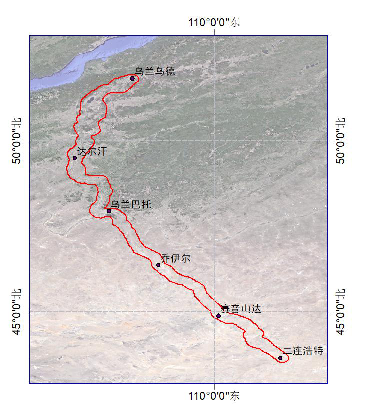 中蒙俄经济走廊植被覆盖度（1990、2000、2005）V1.0