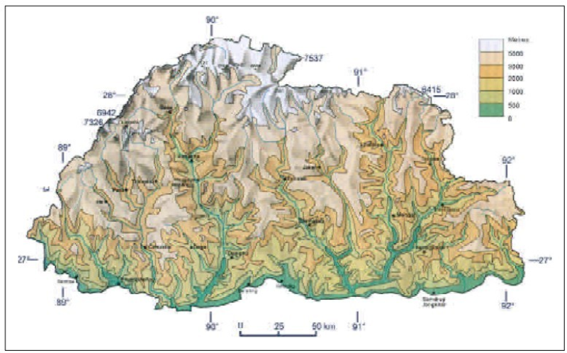 Glacier inventory dataset of Bhutan (2000)