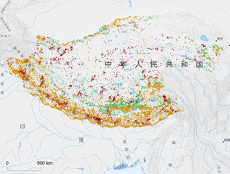 Natural hazard inventory of the Qinghai Tibet Plateau
