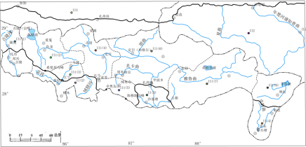 Crop distribution and crop ecological characteristics in Tibet and vertical distribution of tillage system in Qamdo region (1973-1976)
