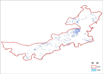 内蒙古自治区1:100万湿地数据（2000）