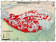 青藏高原地震分布数据（1971-2021，M≥3）