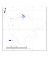 1:1 million wetland data of Sichuan province (2000)
