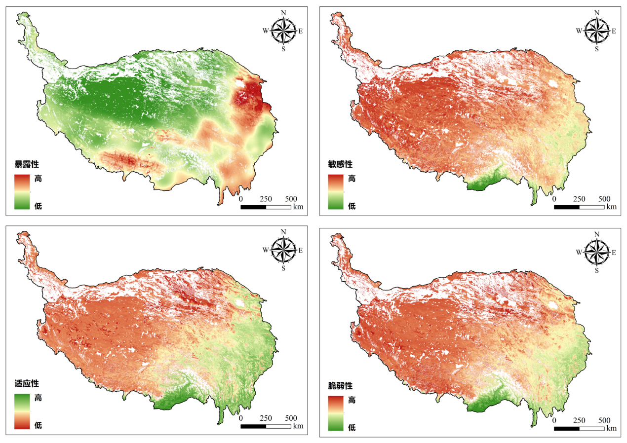 1km grid data set of ecological vulnerability in agricultural and pastoral areas of Qinghai Tibet Plateau