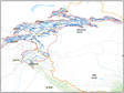 China-Pakistan Economic Corridor and active fault zone in Tianshan Mountains (2013)